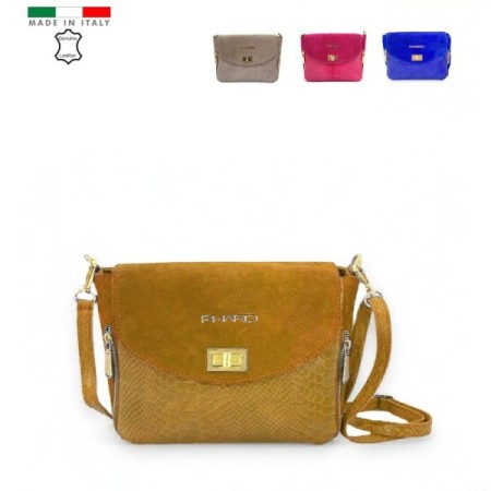 Borsa donna PHARD MADE IN ITALY in pelle camoscio 03
