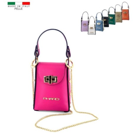 Borsa donna small PHARD MADE IN ITALY in pelle 110